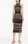 Missoni Midi-jurk met zigzag patroon Zwart - Thumbnail 2