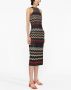 Missoni Midi-jurk met zigzag patroon Zwart - Thumbnail 3