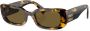 Miu Eyewear Zonnebril met schildpadschild effect Groen - Thumbnail 2