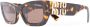 Miu Eyewear Zonnebril met cat-eye montuur Bruin - Thumbnail 2