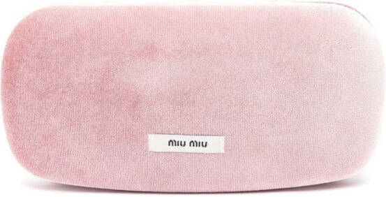 Miu Eyewear Zonnebril met cat-eye montuur Bruin