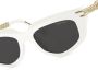 Miu Eyewear Zonnebril met cat-eye montuur Wit - Thumbnail 3