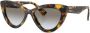 Miu Eyewear Zonnebril met cat-eye montuur Groen - Thumbnail 2