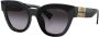 Miu Eyewear Zonnebril met cat-eye montuur Zwart - Thumbnail 2