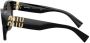 Miu Eyewear Zonnebril met cat-eye montuur Zwart - Thumbnail 3