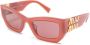 Miu Eyewear Miu Glimpse zonnebril Rood - Thumbnail 2