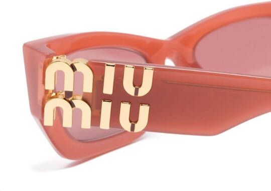 Miu Eyewear Miu Glimpse zonnebril Rood