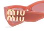 Miu Eyewear Miu Glimpse zonnebril Rood - Thumbnail 3