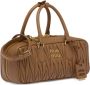 Miu Arco leren shopper Bruin - Thumbnail 3