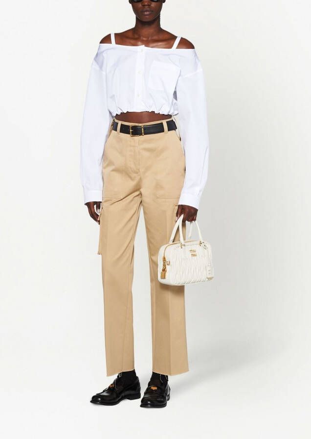 Miu Chino broek Beige