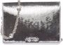 Miu Confidential leren tas Zilver - Thumbnail 2