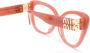 Miu Eyewear Bril met logo Roze - Thumbnail 3