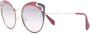 Miu Eyewear Noir zonnebril Rood - Thumbnail 1