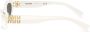 Miu Eyewear Zonnebril met cat-eye montuur Wit - Thumbnail 3