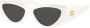 Miu Eyewear Zonnebril met cat-eye montuur Wit - Thumbnail 2