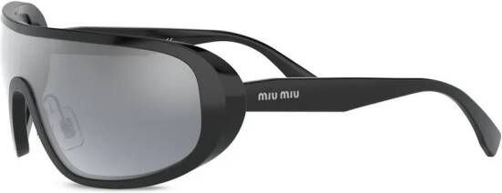 Miu Eyewear Zonnebril met kleurverloop Zwart