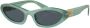 Miu Eyewear Zonnebril met ovaal montuur Blauw - Thumbnail 2