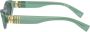 Miu Eyewear Zonnebril met ovaal montuur Blauw - Thumbnail 3