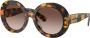 Miu Eyewear Zonnebril met rond montuur Groen - Thumbnail 2