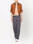Miu Geruite broek Grijs - Thumbnail 2