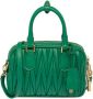 Miu Matelassé leren crossbodytas Groen - Thumbnail 3