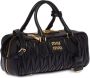 Miu Matelassé leren crossbodytas Zwart - Thumbnail 4