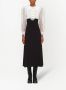 Miu Midi-jurk van crêpe Zwart - Thumbnail 2