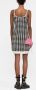 Miu Mini-jurk met pied-de-poule print Wit - Thumbnail 4