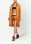 Miu Overjas van nappa leer Beige - Thumbnail 2