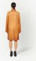 Miu Overjas van nappa leer Beige - Thumbnail 4