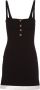 Miu Bouclé mini-jurk Zwart - Thumbnail 2