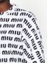 Miu T-shirt met logoprint Wit - Thumbnail 5