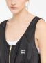 Miu Zijden jumpsuit Zwart - Thumbnail 5