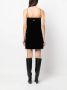 Miu Mouwloze mini-jurk Zwart - Thumbnail 4