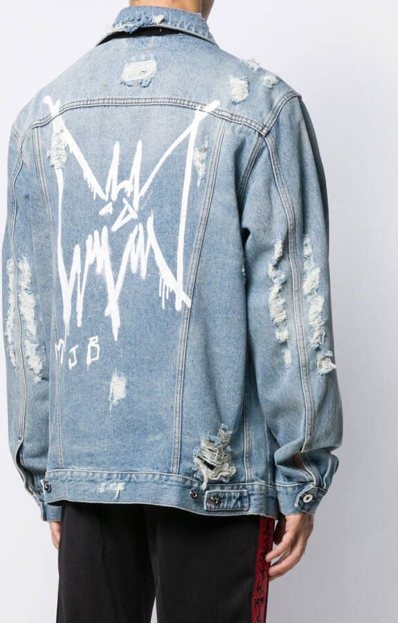 MJB Marc Jacques Burton Denim jas Zwart