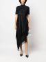 MM6 Maison Margiela Midi-rok met kanten afwerking Zwart - Thumbnail 2