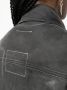 MM6 Maison Margiela Denim blouse met gekreukt effect Zwart - Thumbnail 5