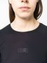 MM6 Maison Margiela Body met logoprint en lange mouwen Zwart - Thumbnail 5
