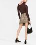 MM6 Maison Margiela Body met logoprint en hoge hals Bruin - Thumbnail 3