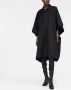 MM6 Maison Margiela Trenchcoat met enkele rij knopen Zwart - Thumbnail 2
