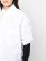 MM6 Maison Margiela Blouse met contrasterende mouwen Wit - Thumbnail 5