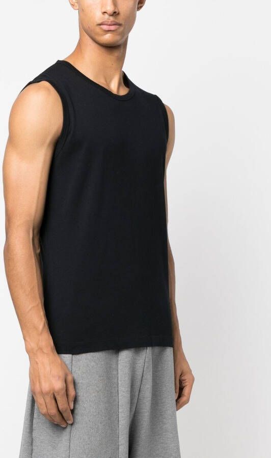 MM6 Maison Margiela Mouwloze top Zwart