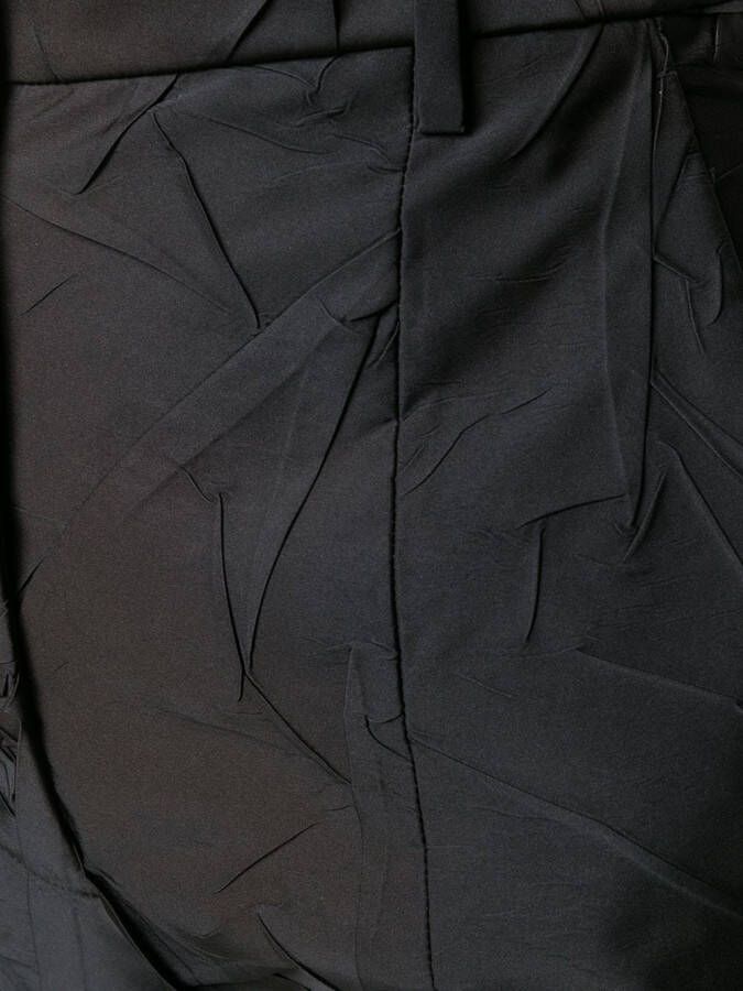 MM6 Maison Margiela Cropped broek Zwart