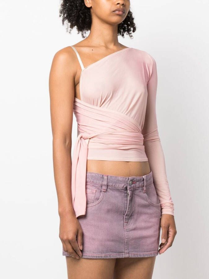MM6 Maison Margiela Cropped top Roze
