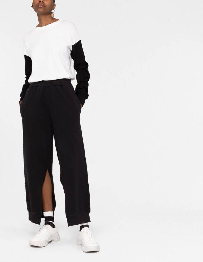 MM6 Maison Margiela Trainingsbroek met split Zwart