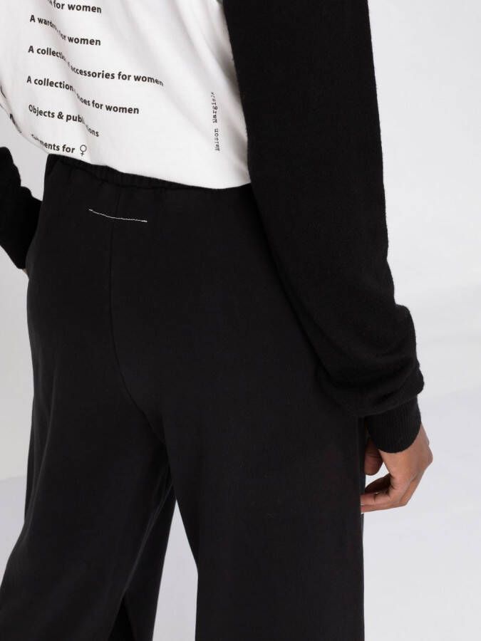 MM6 Maison Margiela Trainingsbroek met split Zwart