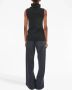 MM6 Maison Margiela Ribgebreide spencer Zwart - Thumbnail 4