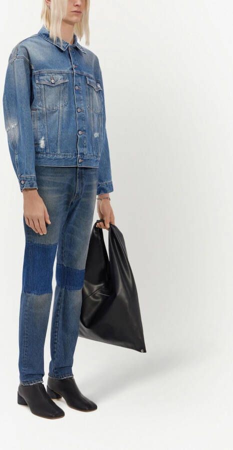MM6 Maison Margiela Denim jack Blauw