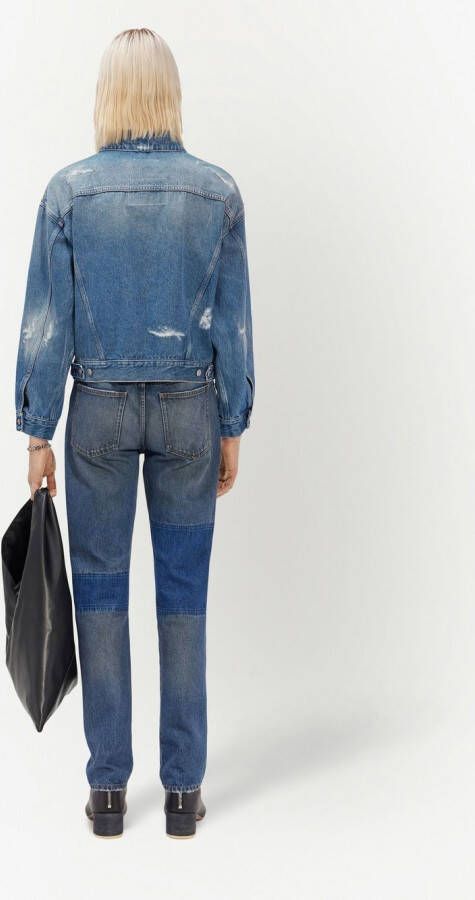 MM6 Maison Margiela Denim jack Blauw