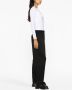 MM6 Maison Margiela Pantalon met trekkoordtaille Zwart - Thumbnail 3